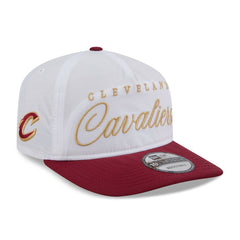 Cleveland Cavaliers 2025 NBA Draft On-Stage Nylon 19TWENTY Adjustable Hat White/Wine - NBA