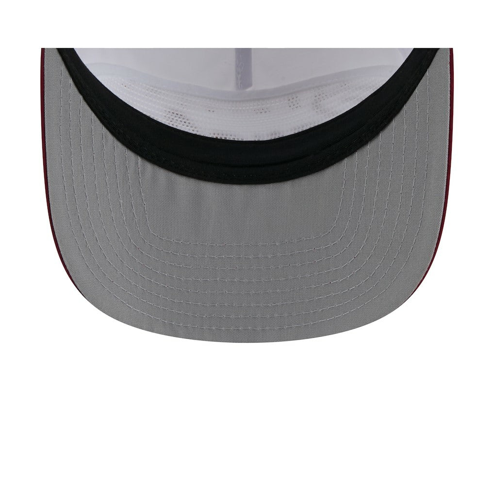 Cleveland Cavaliers 2025 NBA Draft On-Stage Nylon 19TWENTY Adjustable Hat White/Wine - NBA