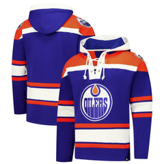 Edmonton Oilers '47 Superior Lacer Hoodie - Royal - NHL
