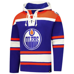 Edmonton Oilers '47 Superior Lacer Hoodie - Royal - NHL