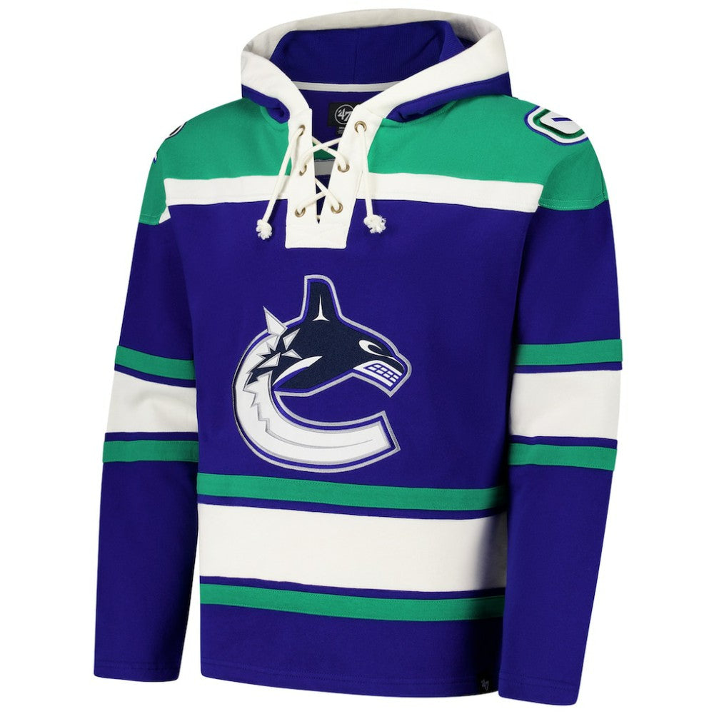 Vancouver Canucks '47 Superior Lacer Hoodie - Royal - NHL