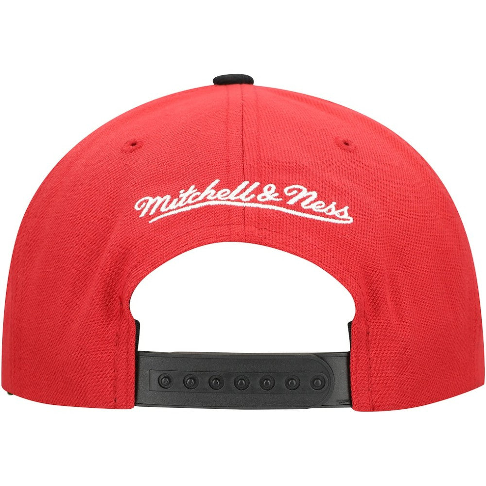 New Jersey Devils Mitchell & Ness Soul Triple Up Snapback Hat - Red - NHL