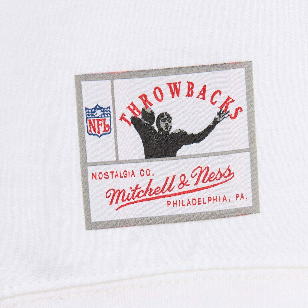 Pittsburgh Steelers x Bud Light The Crest Pullover Sweatshirt White | Mitchell & Ness