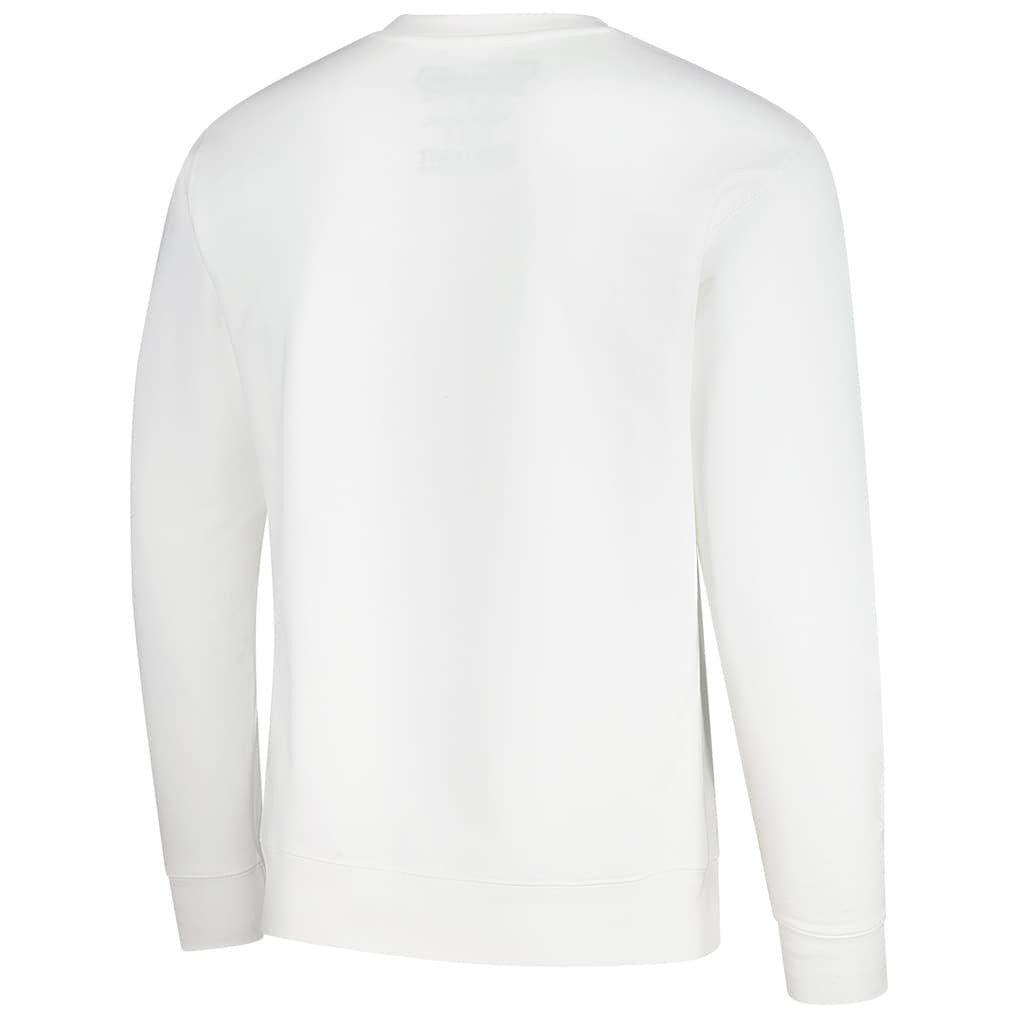 Carolina Panthers x Bud Light The Crest Pullover Sweatshirt White | Mitchell & Ness
