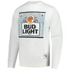 Cincinnati Bengals x Bud Light The Crest Pullover Sweatshirt White | Mitchell & Ness