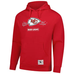 Kansas City Chiefs NFL x Bud Light Vintage Pullover Hoodie Red | Mitchell & Ness