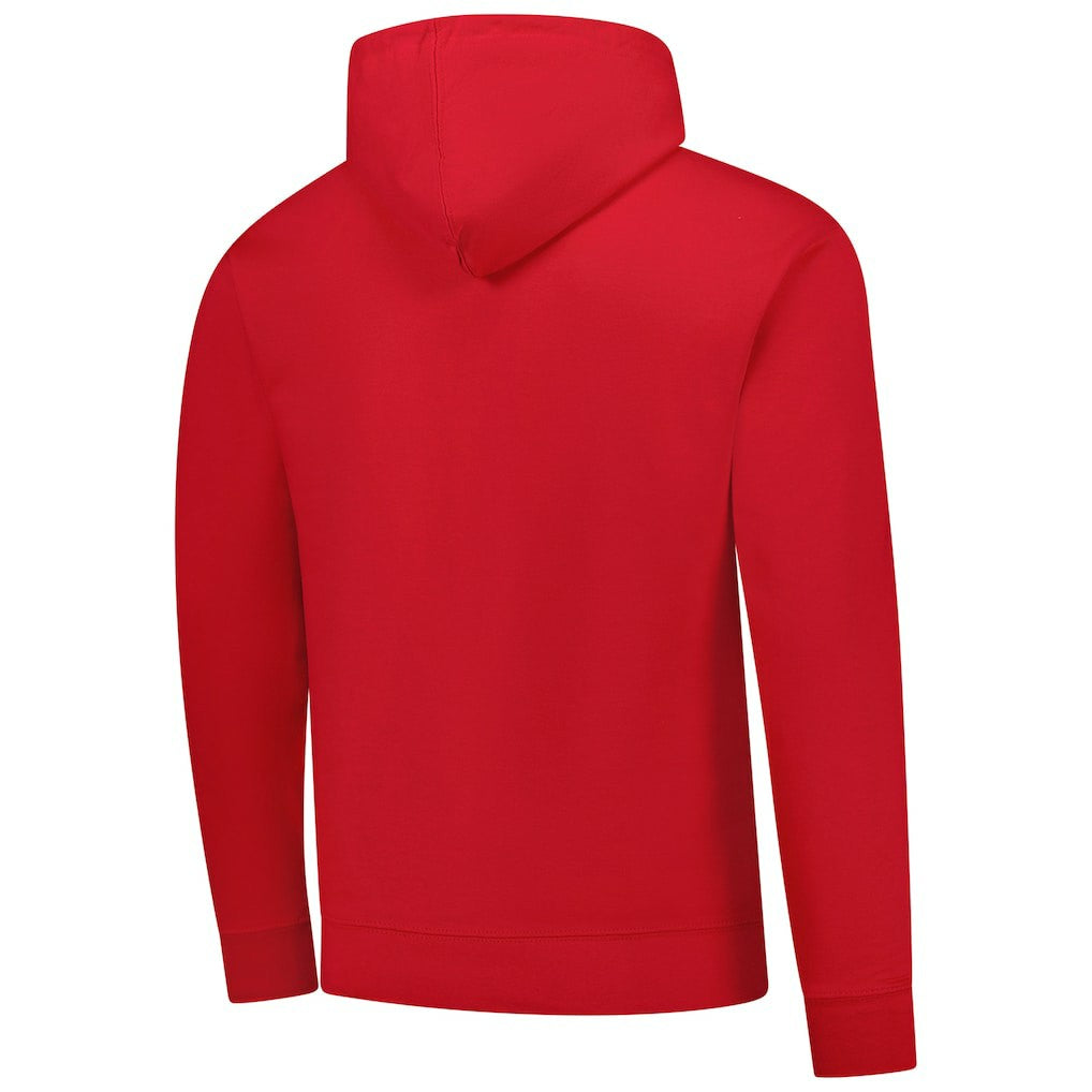 San Francisco 49ers NFL x Bud Light Vintage Pullover Hoodie Scarlet | Mitchell & Ness