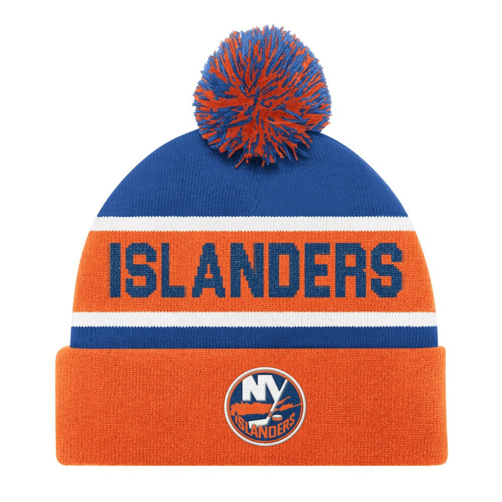 New York Islanders Starter Cuffed Knit Hat with Pom - Orange - NHL
