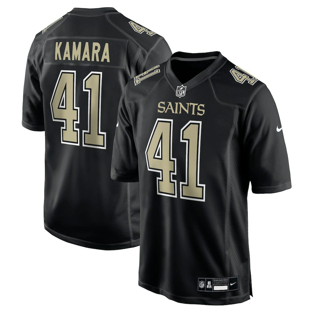 Alvin Kamara New Orleans Saints Fashion Game Jersey Carbon Black | Nike for Sale