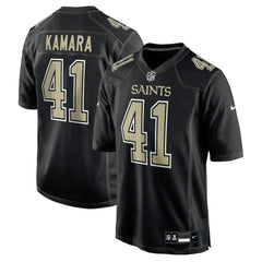 Alvin Kamara New Orleans Saints Fashion Game Jersey Carbon Black | Nike for Sale