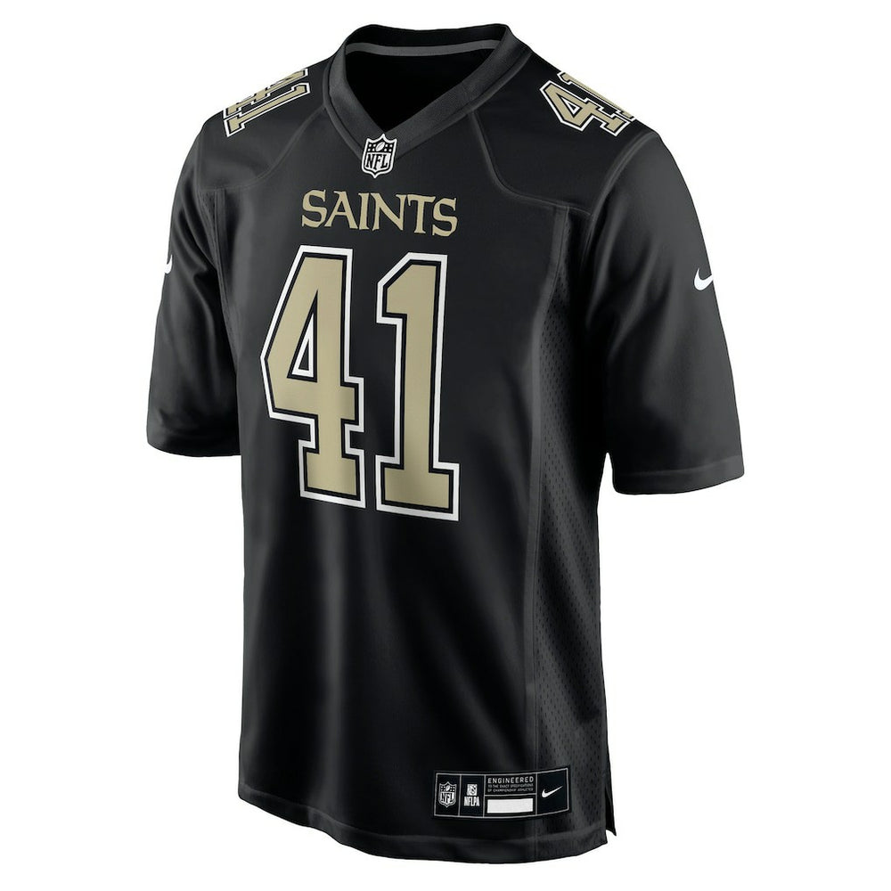 Alvin Kamara New Orleans Saints Fashion Game Jersey Carbon Black | Nike for Sale