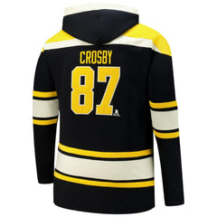 Sidney Crosby Pittsburgh Penguins '47 Big & Tall Lace-up Pullover Hoodie - Black - NHL