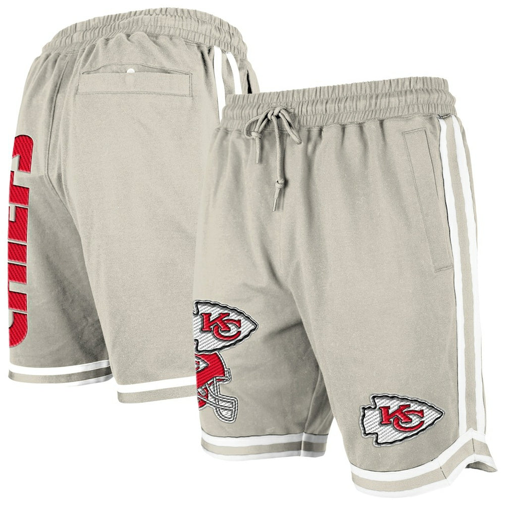 Kansas City Chiefs New Era Stone Multi Patch Shorts Light Beige | NFL