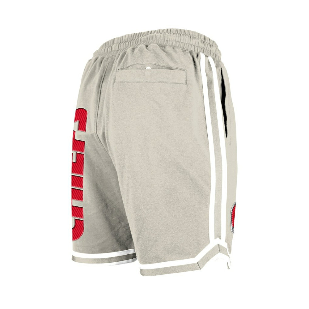 Kansas City Chiefs New Era Stone Multi Patch Shorts Light Beige | NFL