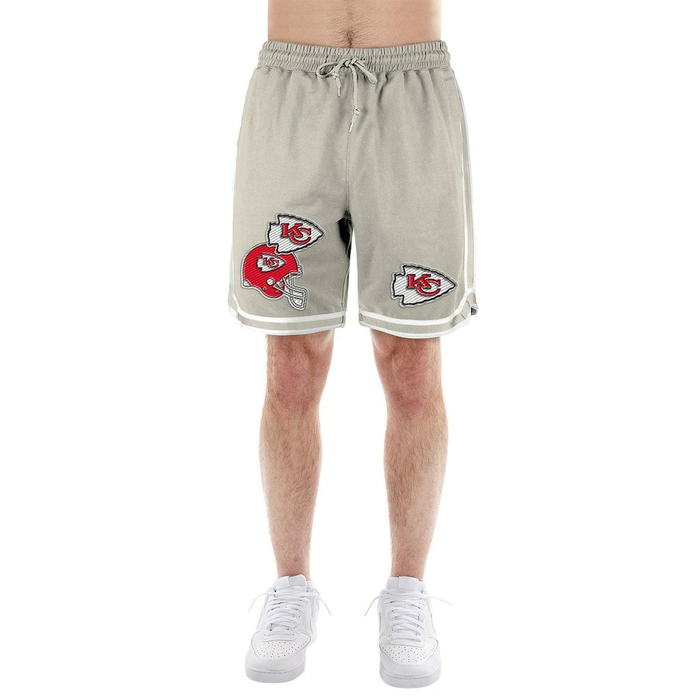 Kansas City Chiefs New Era Stone Multi Patch Shorts Light Beige | NFL