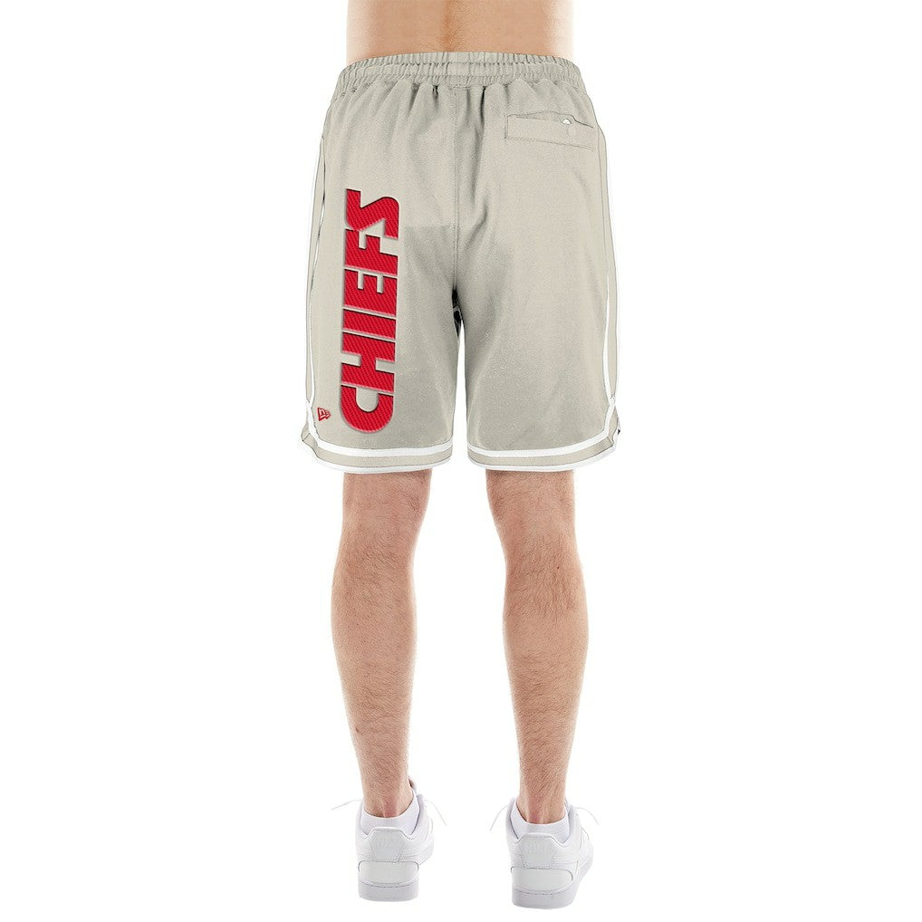 Kansas City Chiefs New Era Stone Multi Patch Shorts Light Beige | NFL