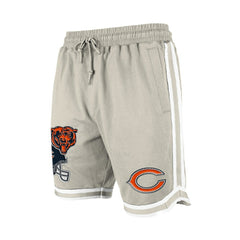 Chicago Bears New Era Stone Multi Patch Shorts Light Beige | NFL
