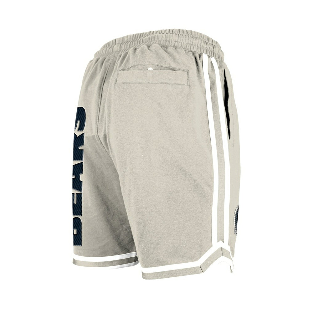Chicago Bears New Era Stone Multi Patch Shorts Light Beige | NFL