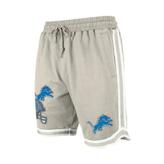 Detroit Lions New Era Stone Multi Patch Shorts Light Beige | NFL