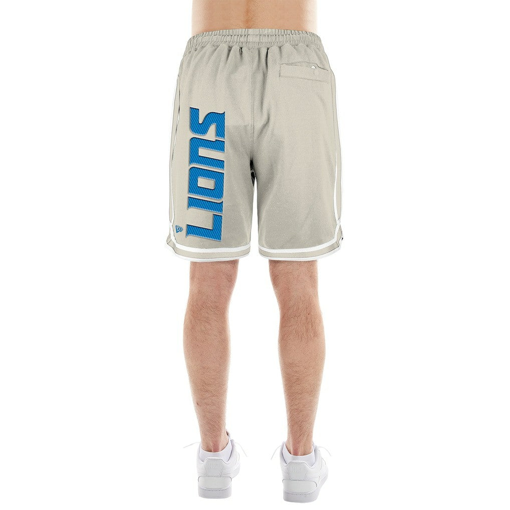 Detroit Lions New Era Stone Multi Patch Shorts Light Beige | NFL