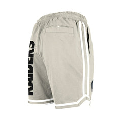 Las Vegas Raiders New Era Stone Multi Patch Shorts Light Beige | NFL