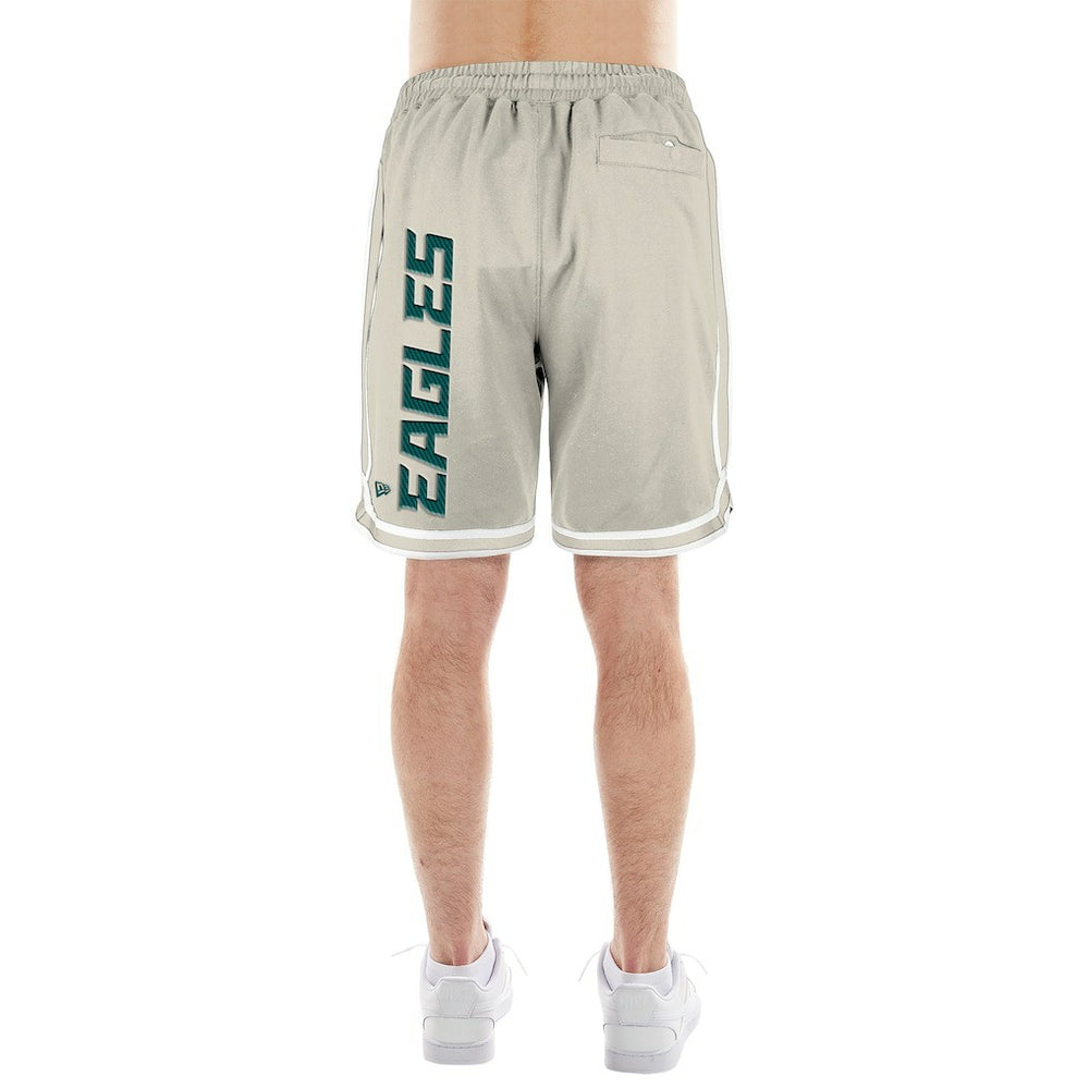 Philadelphia Eagles New Era Stone Multi Patch Shorts Light Beige | NFL