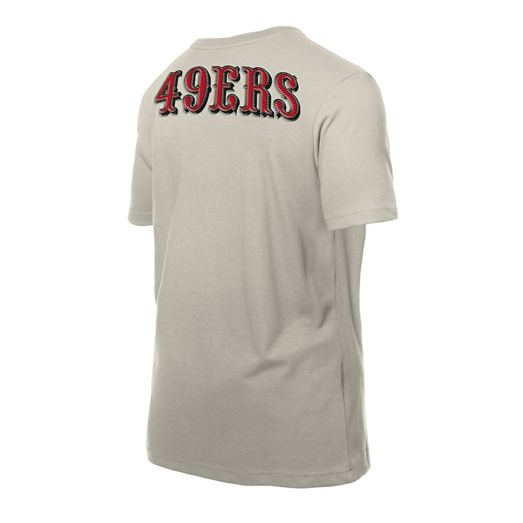 San Francisco 49ers New Era Multi Patch T-Shirt Light Beige | NFL