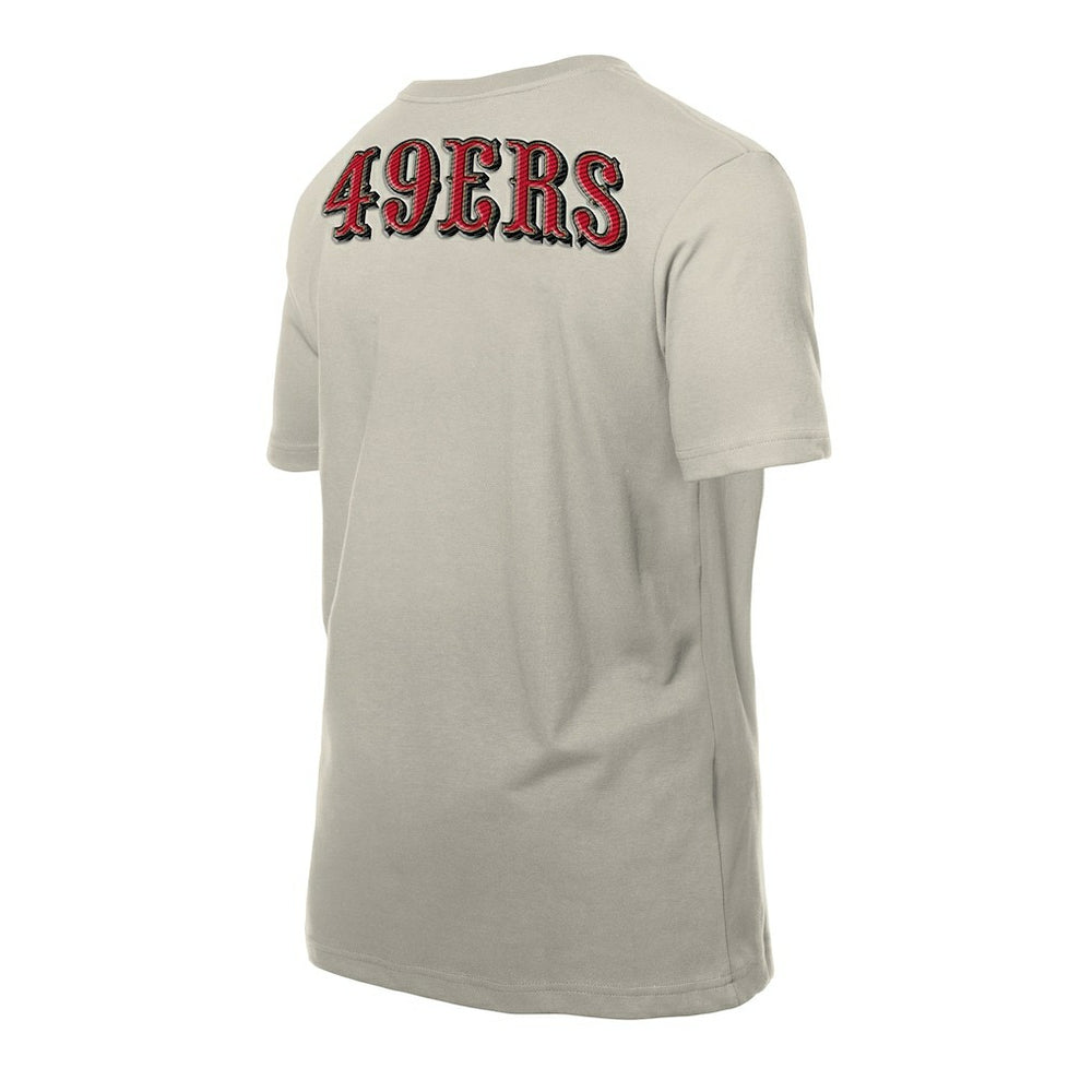 San Francisco 49ers New Era Multi Patch T-Shirt Light Beige | NFL