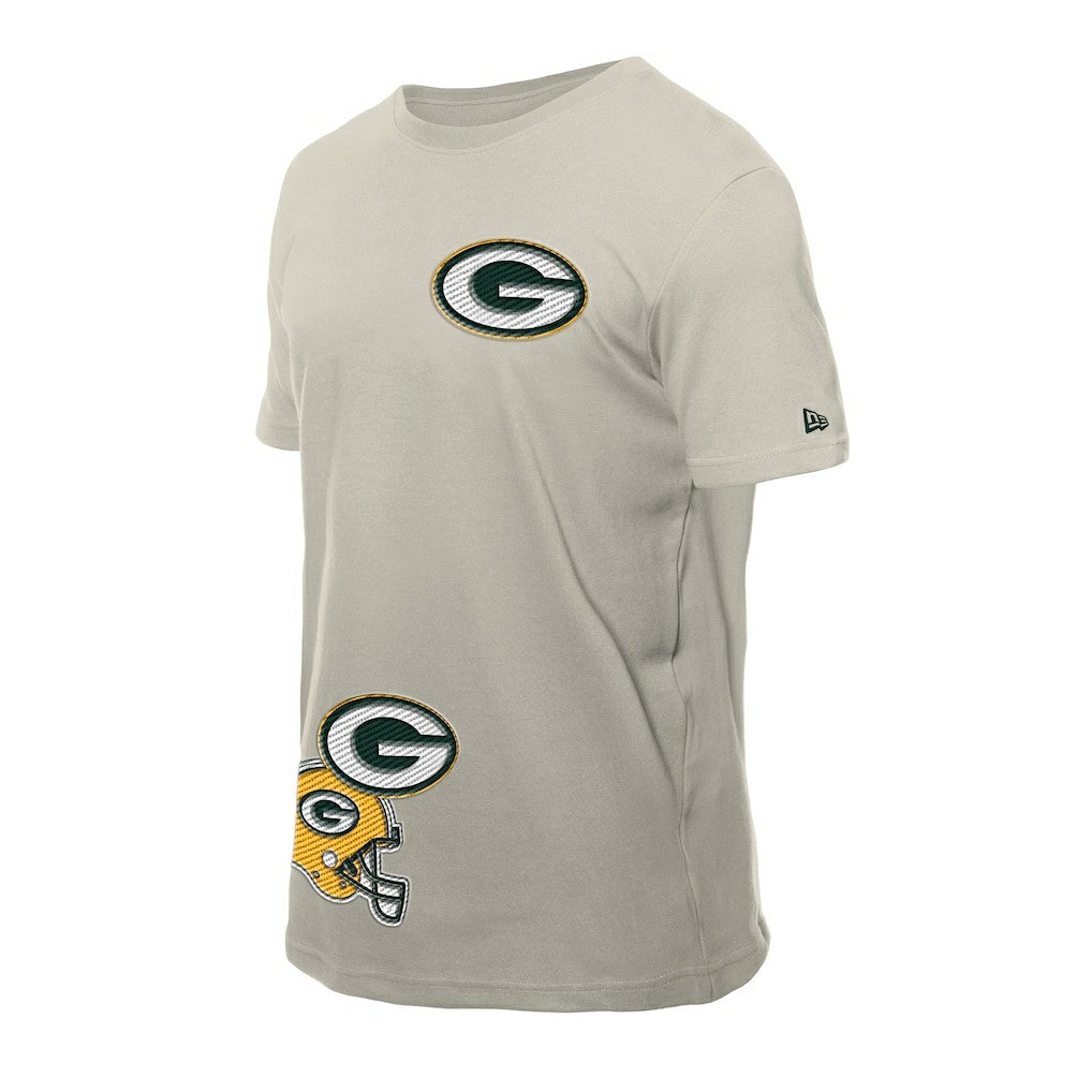 Green Bay Packers New Era Multi Patch T-Shirt Light Beige | NFL