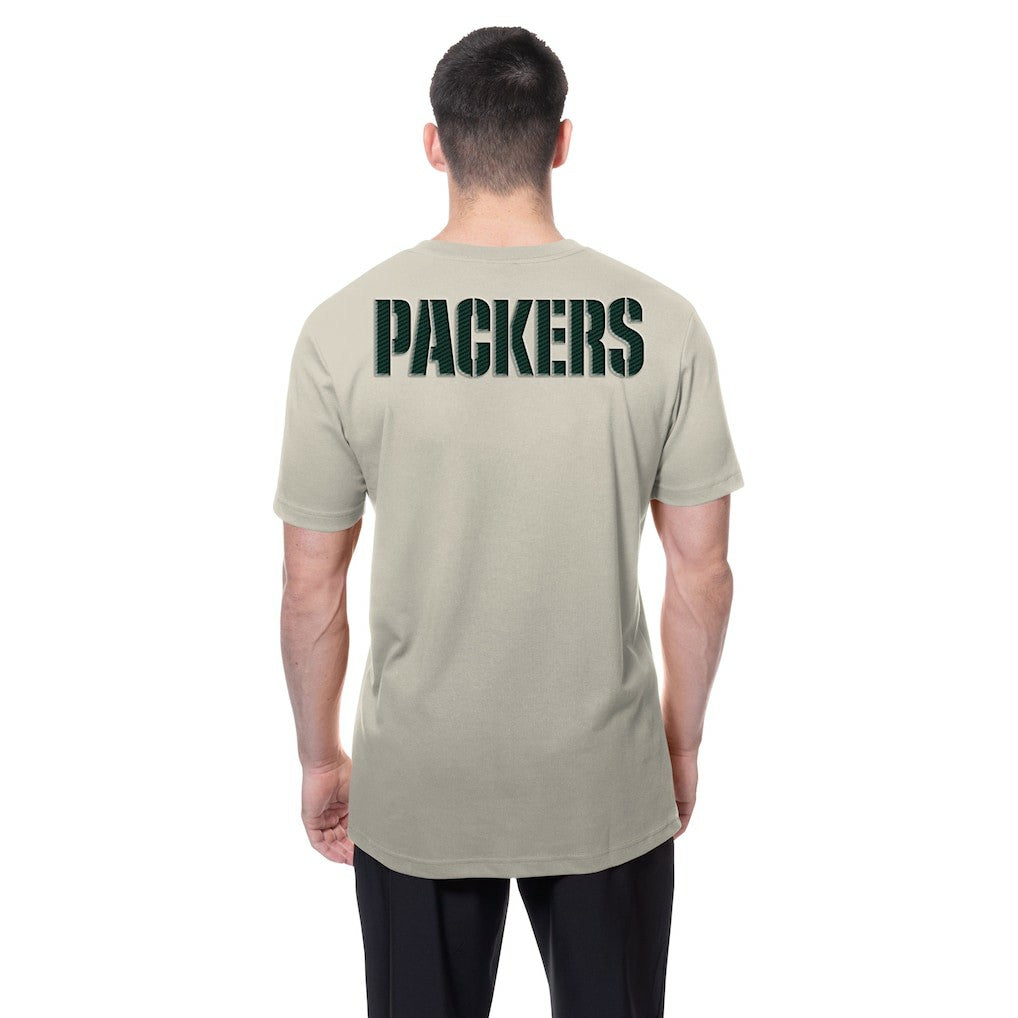 Green Bay Packers New Era Multi Patch T-Shirt Light Beige | NFL