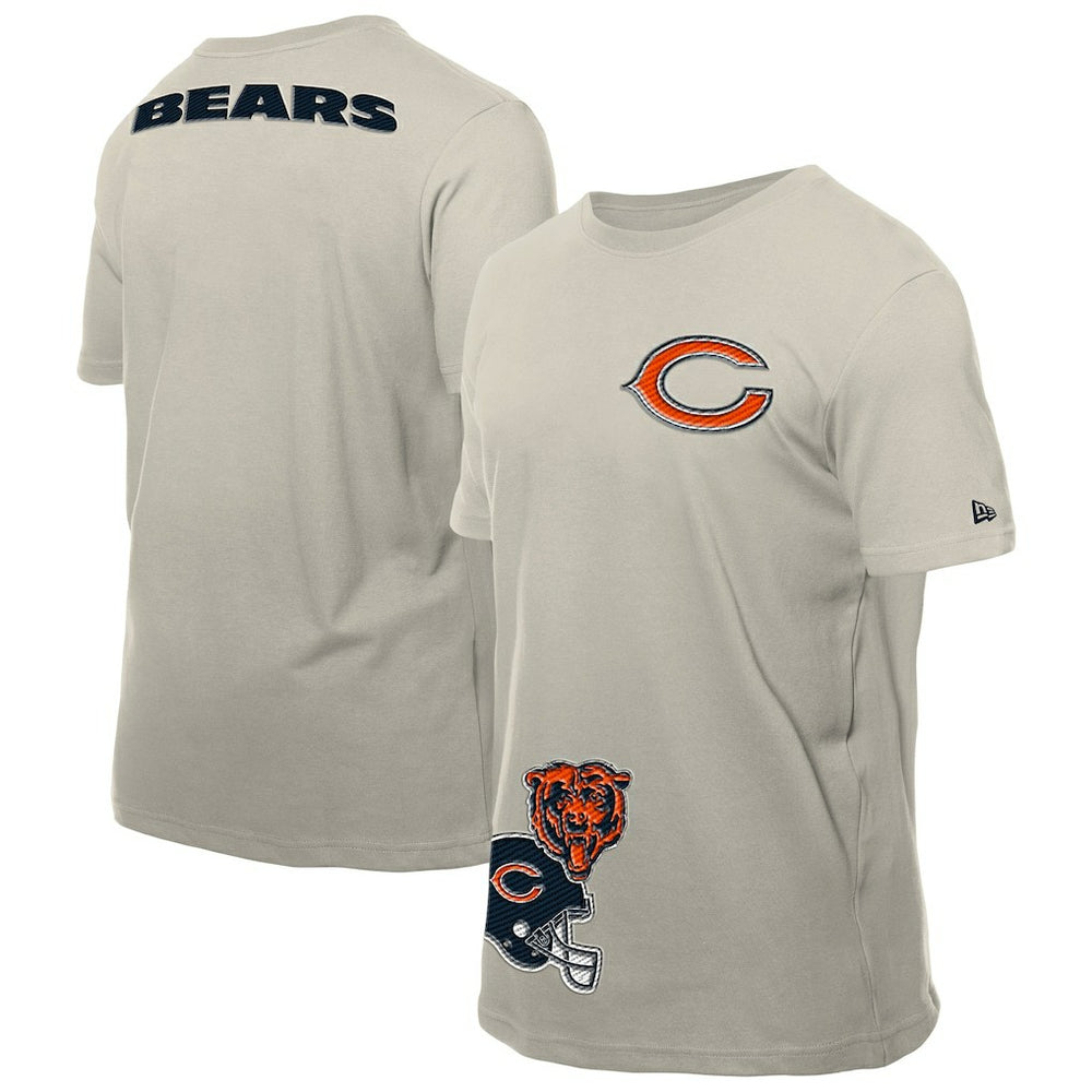 Chicago Bears New Era Multi Patch T-Shirt Light Beige | NFL