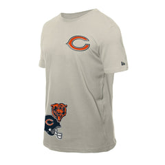 Chicago Bears New Era Multi Patch T-Shirt Light Beige | NFL