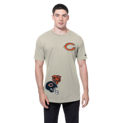 Chicago Bears New Era Multi Patch T-Shirt Light Beige | NFL