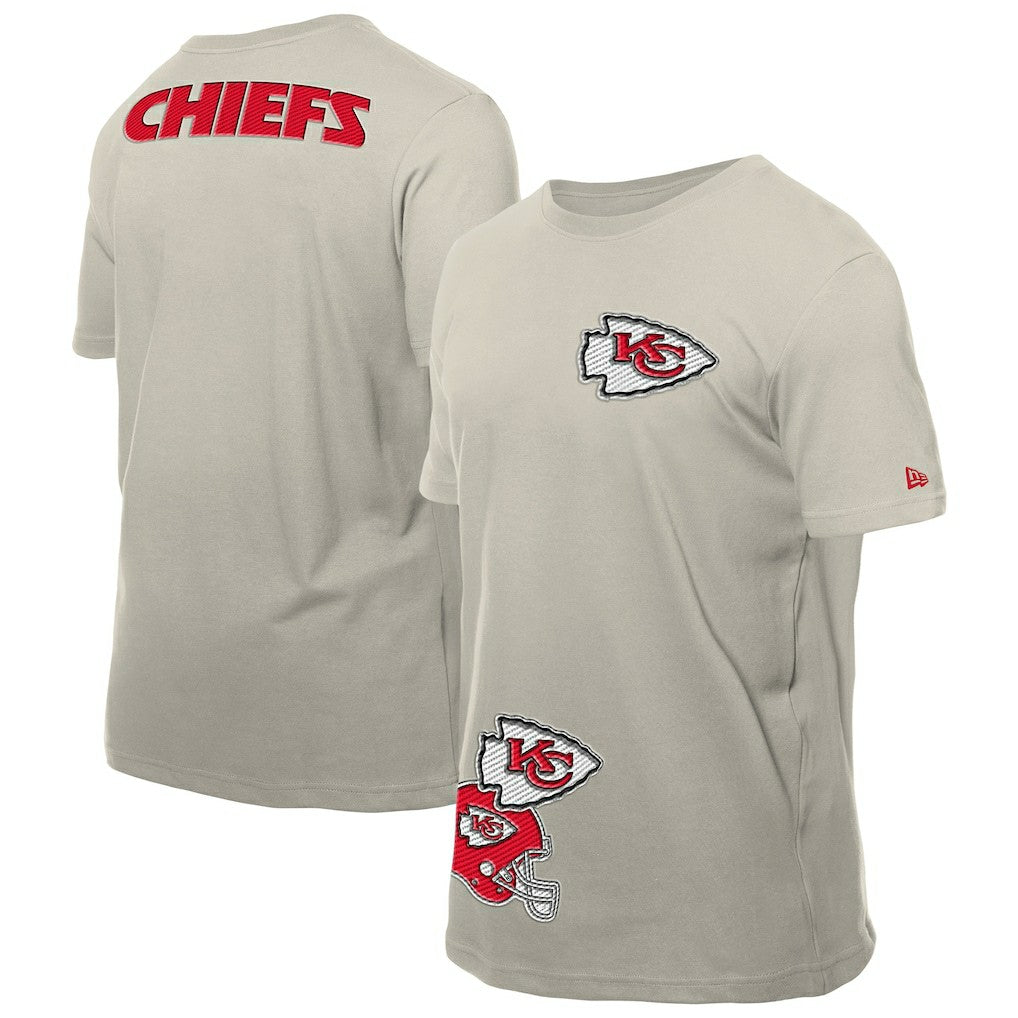 Kansas City Chiefs New Era Multi Patch T-Shirt Light Beige | NFL