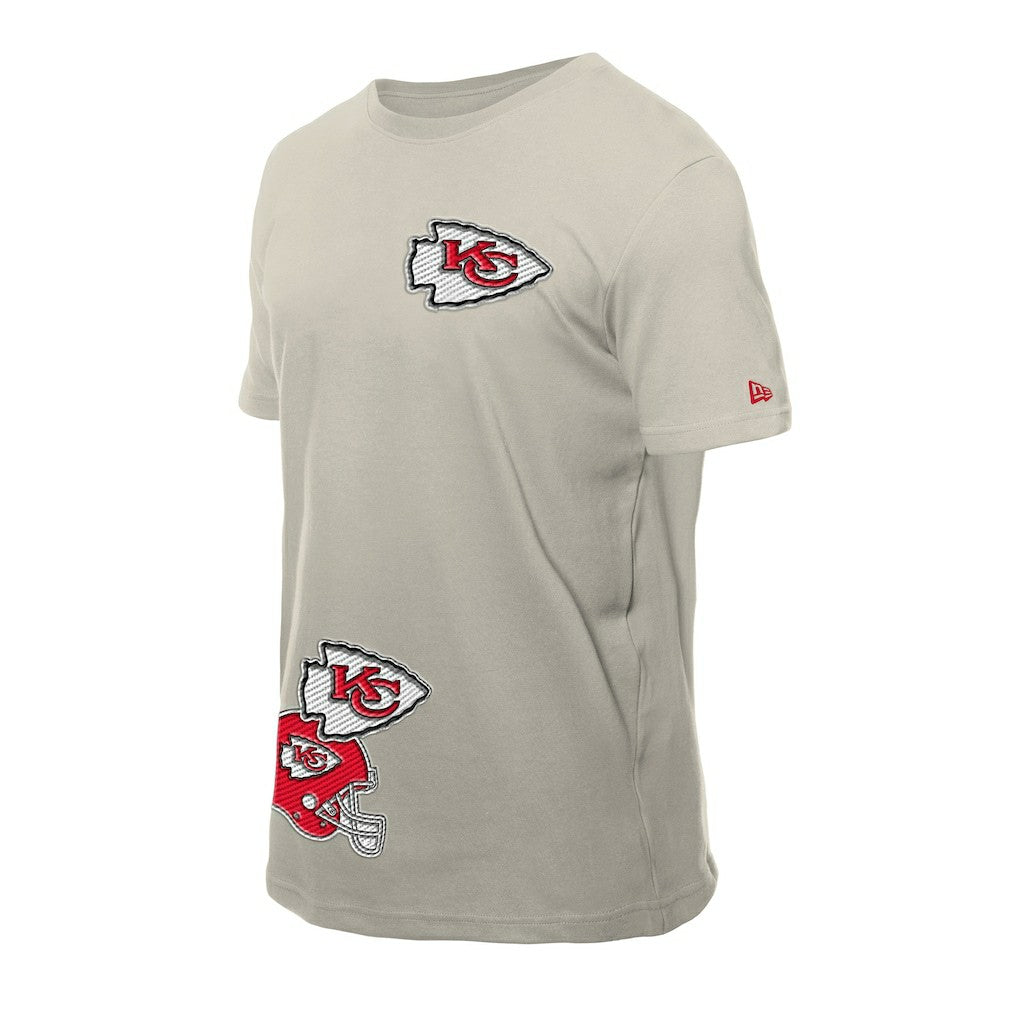 Kansas City Chiefs New Era Multi Patch T-Shirt Light Beige | NFL