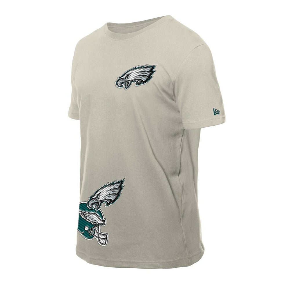 Philadelphia Eagles New Era Multi Patch T-Shirt Light Beige | NFL