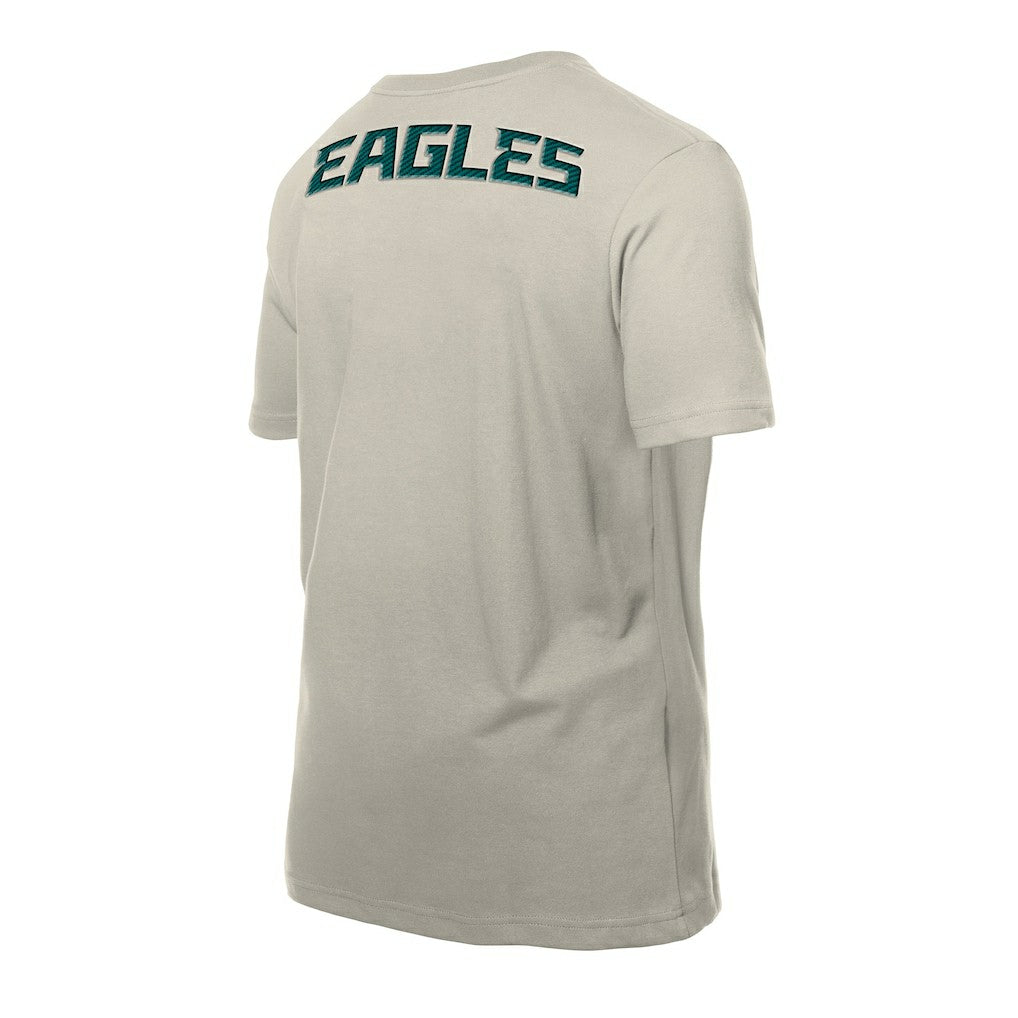 Philadelphia Eagles New Era Multi Patch T-Shirt Light Beige | NFL