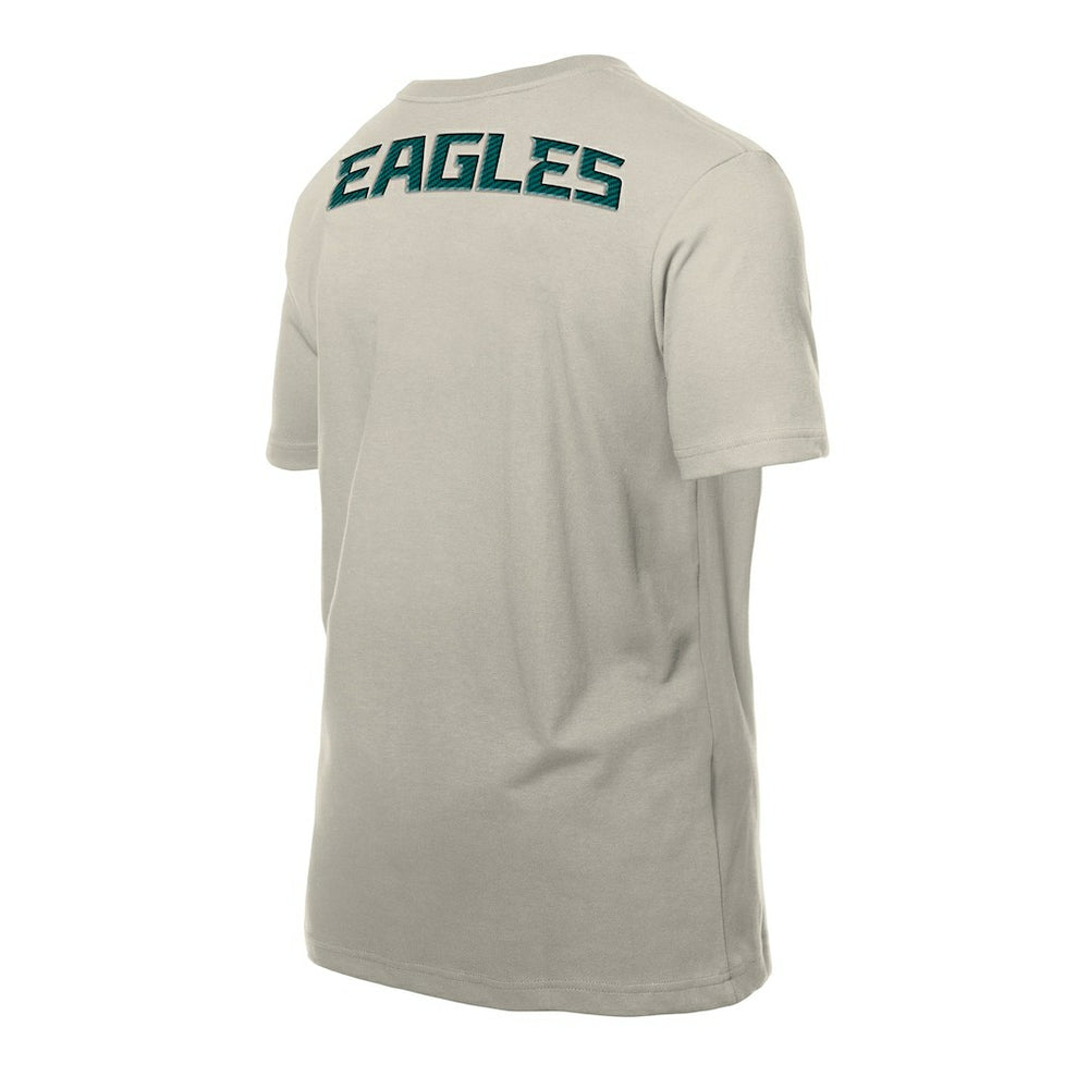 Philadelphia Eagles New Era Multi Patch T-Shirt Light Beige | NFL