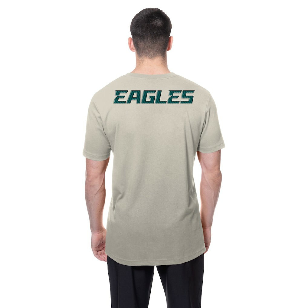 Philadelphia Eagles New Era Multi Patch T-Shirt Light Beige | NFL