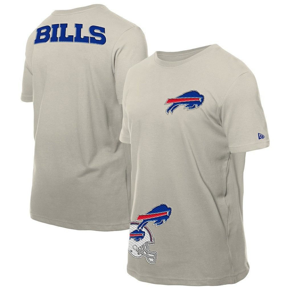 Buffalo Bills New Era Multi Patch T-Shirt Light Beige | NFL