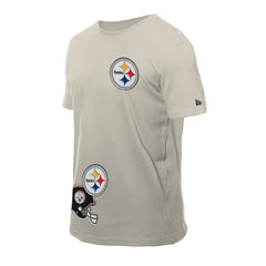 Pittsburgh Steelers New Era Multi Patch T-Shirt Light Beige | NFL