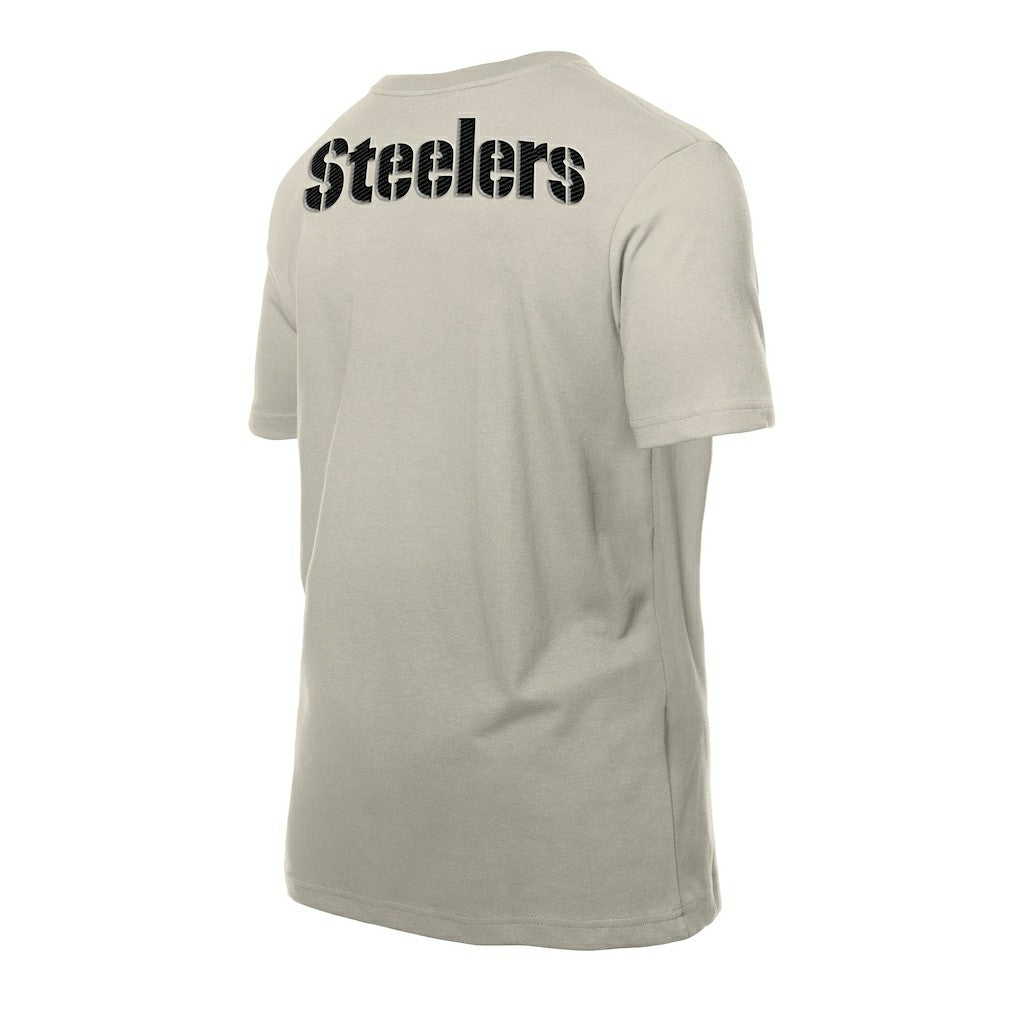 Pittsburgh Steelers New Era Multi Patch T-Shirt Light Beige | NFL