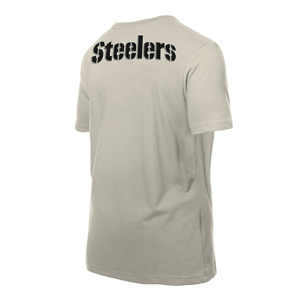 Pittsburgh Steelers New Era Multi Patch T-Shirt Light Beige | NFL