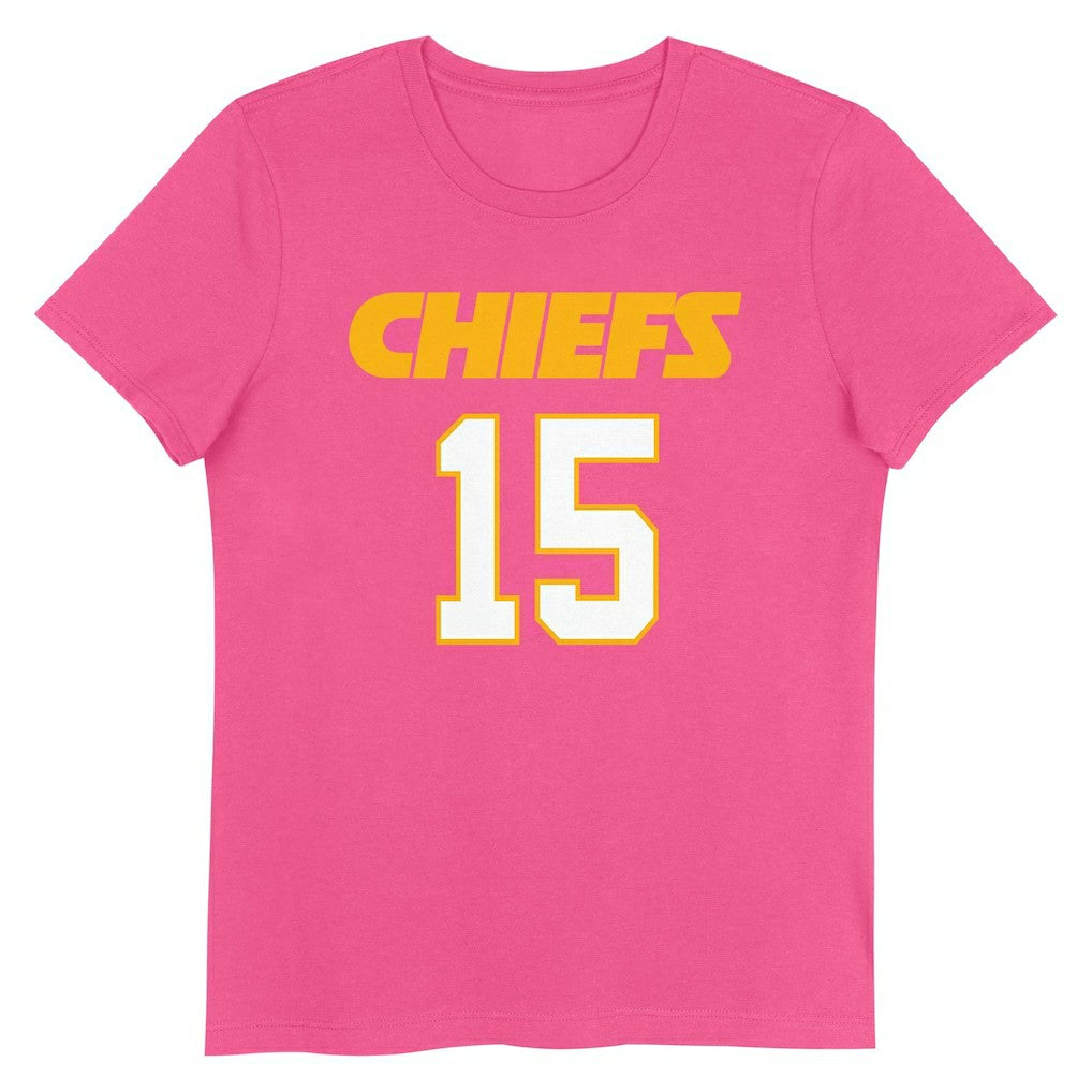 Patrick Mahomes Kansas City Chiefs Girls Youth Player Name & Number T-Shirt Pink | NFL