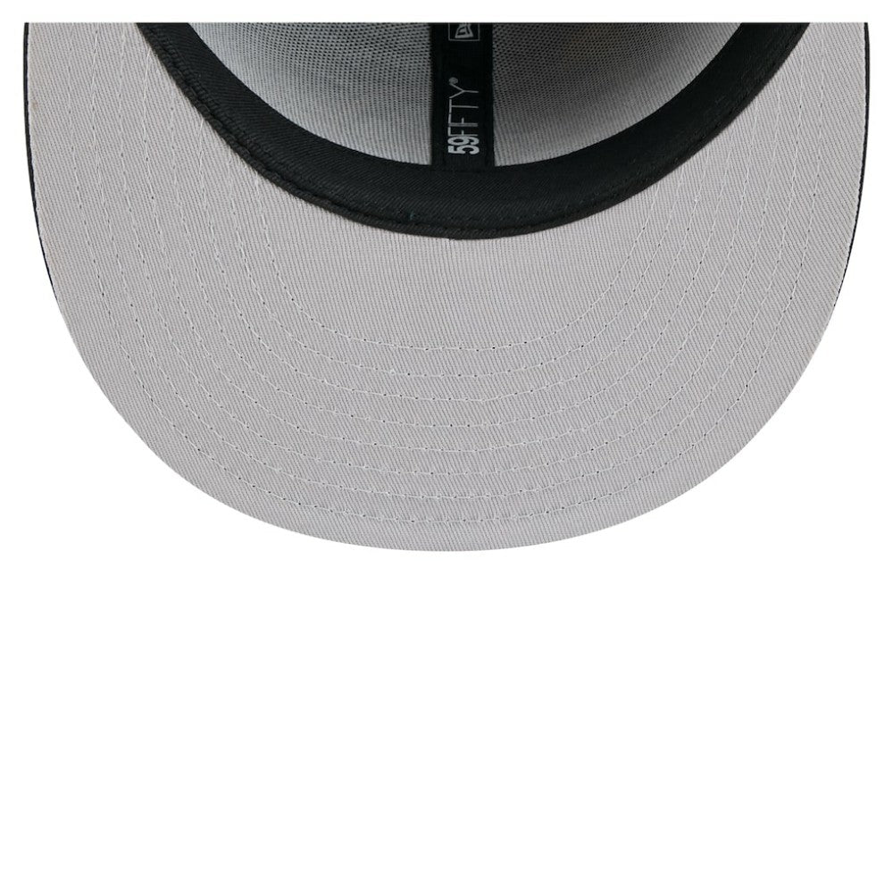 Boston Bruins New Era State Stitch 59FIFTY Fitted Hat - Black - NHL