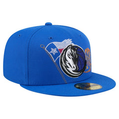 Dallas Mavericks State Stitch 59FIFTY Fitted Hat Blue - NBA