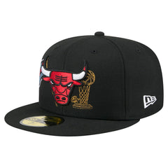 Chicago Bulls State Stitch 59FIFTY Fitted Hat Black - NBA