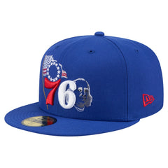 Philadelphia 76ers State Stitch 59FIFTY Fitted Hat Royal - NBA