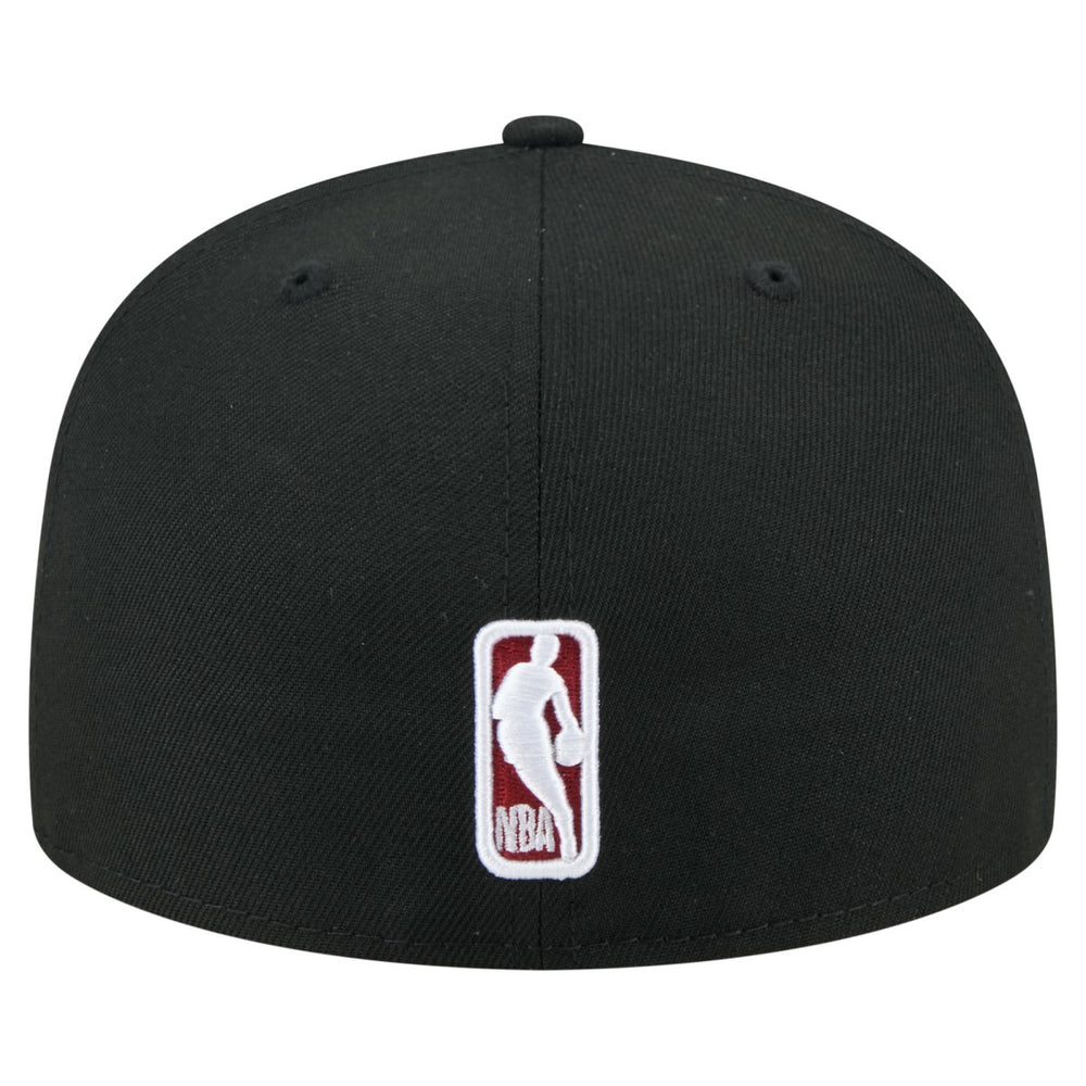 Miami Heat State Stitch 59FIFTY Fitted Hat Black - NBA