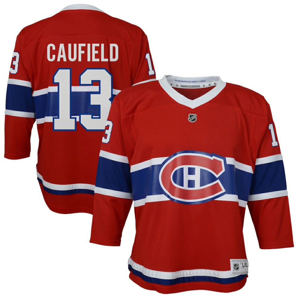 Cole Caufield Montreal Canadiens Youth Home Replica Player Jersey - Red - NHL